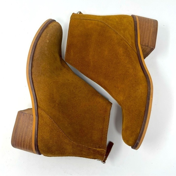 Steve Madden Leather Booties Brown 7 - Picture 2 of 8